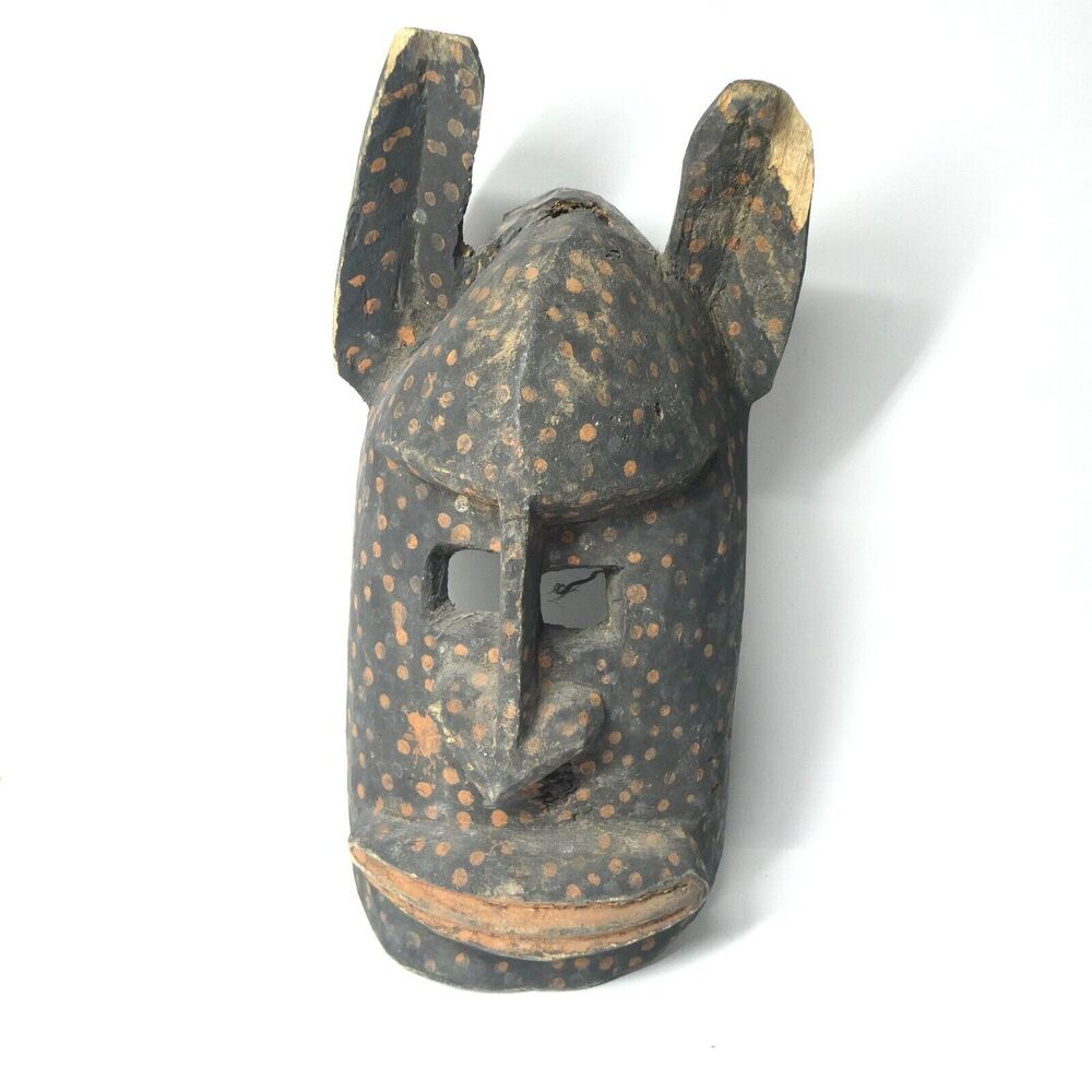 Wooden Mask African Tribal Carved Vintage Dogon Leopard?